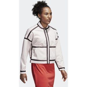 Adidas jacket women's small Zne Reversible Singled out taped pockets full zip